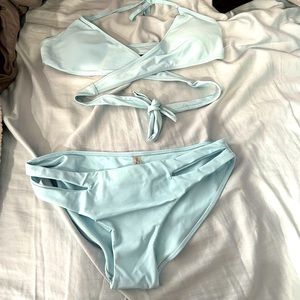 ZAFUL light blue bikini